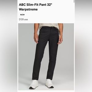Men’s Lululemon ABC Slim-Fit Pants